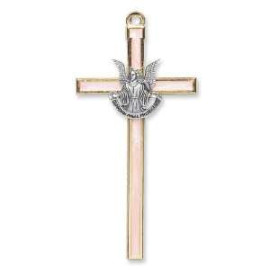  Pink Guardian Angel Cross: Jewelry