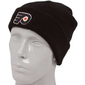 Reebok Philadelphia Flyers Youth Black Ribbed Beanie:  