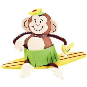  Monkey On A Surfboard Craft Kit   Craft Kits & Projects 