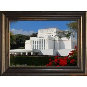  LDS Laie Temple 2 24x18 Single Frame   Framed Legacy Art 