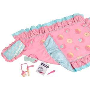 Our Generation Cupcake Bedding Set For 18 Dolls  Toys & Games 