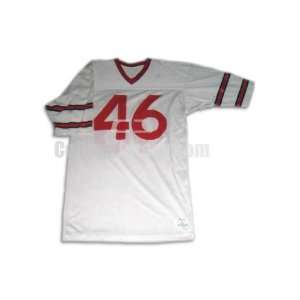   : White No. 46 Team Issued Cornell Football Jersey: Sports & Outdoors