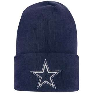 Dallas Cowboys Knit Hats Dallas Cowboys Basic Knit Navy Hat