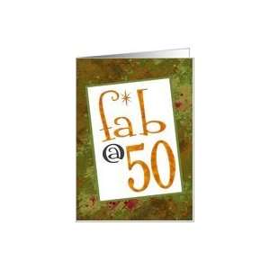  50th Birthday card for guy Card Toys & Games