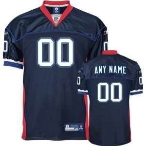   Navy Authentic Jersey: Customizable NFL Jersey: Sports & Outdoors