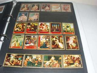 BOX OF VARIOUS STAMP COLLECTIONS IN APPROX. 7 ALBUMS  