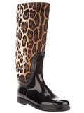 Dolce & Gabbana Leopard Print Boot   Biondini   farfetch 
