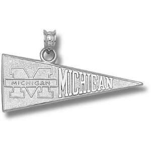  Michigan Wolverines Sterling Silver M & MICHIGAN 