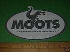 moots mountain road bike bicycle grey sticker decal 