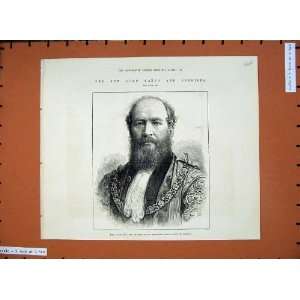   1879 Lord Mayor London Francis Wyatt Truscott Man Art: Home & Kitchen