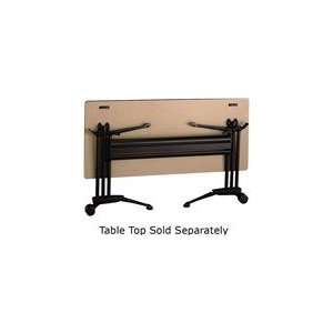   Tiffany Talon 51 Training Table Base in Black: Office Products