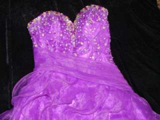 PROM~FORMA~ PAGEANT~DRESS BEAUTIFUL XS PAGEANT~DANCE~EMBELLISHED 