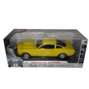  1966 Ford Shelby Mustang GT 350 Fastback Yellow 1/18: Toys 