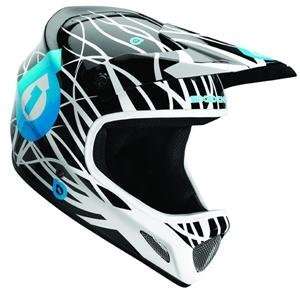 SixSixOne Evo Wired Helmet   Small/Black/Cyan: Automotive