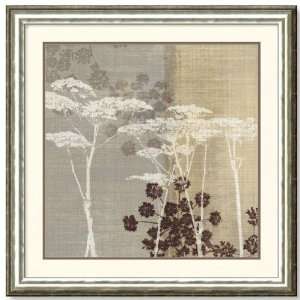 Lace I Framed Art 24square Pyro Brown/dove 