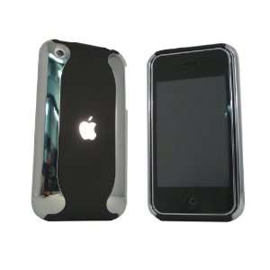  New Apple iPhone 3G / 3GS Dark Chrome and Black Dual 2 