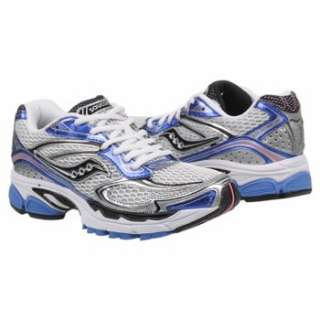 Athletics Saucony Womens ProGrid Guide 4 White/Blue/Pink Shoes 