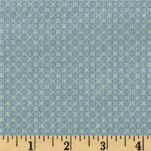  44 Wide Building Blocks Tiny Circles Blue Fabric By The 