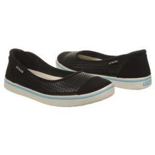 Womens Crocs Crosmesh Hover Skimmer Black Shoes 