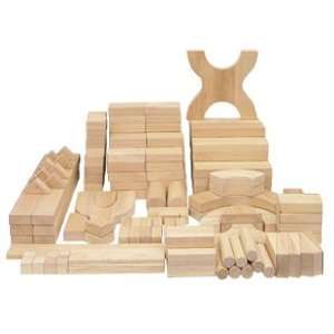  Hardwood Building Block Set by Early Childhood Resources Toys & Games