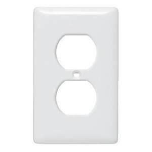  Bryant Np8ow Duplex Plate, 1 Gang, Standard, Office White 
