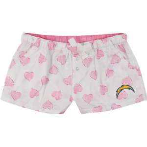  San Diego Chargers Womens Pink Essence Shorts