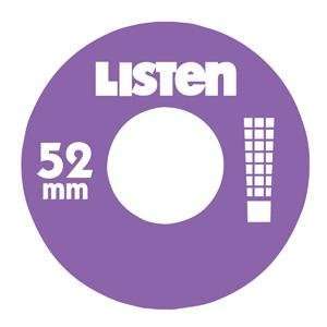  Listen Puple Logo 52mm, Set of 4