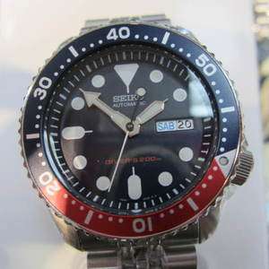SEIKO DIVER MENS AUTOMATIC WATCH 21 JEWELS ALL STAINLESS S ORIGINAL 