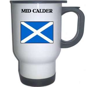 Scotland   MID CALDER White Stainless Steel Mug 