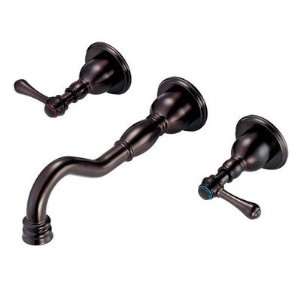  Opulence Two Handle Wall Mount Bathroom Faucet Trim Kit in 