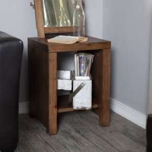 Finley Home Brinfield Rustic Solid Wood End Table