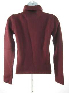  Burgundy Turtleneck Long Sleeve Sweater Sz S. This is a long sleeve 
