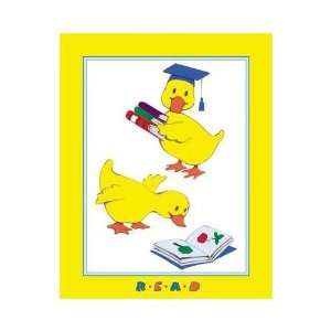  Ducks   Reading Poster Print