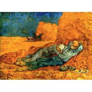  Van Gogh   The Afternoon Nap   Hand Painted   Wall Art 