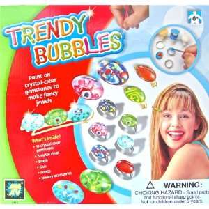   Trendy Bubbles Art Craft kit for Making your Own Gemstones Jewels Ring