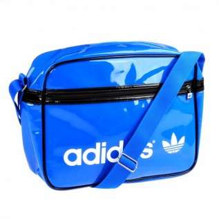 adidas AC Airline Pat Bag Tasche Umhängetasche blau  