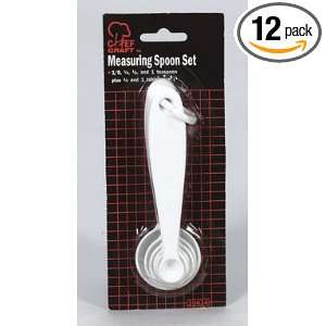  Chef Craft Measuring Spoons, 6 Count Packages (Pack of 12 