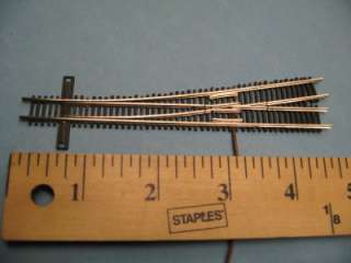 scale #6 LH Fast Tracks turnout Micro Engineering code 55 rail 