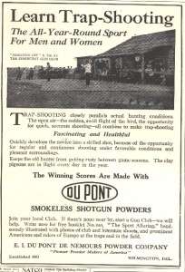   lg e dupont smokeless powder trap shooting pinehurst gun club  