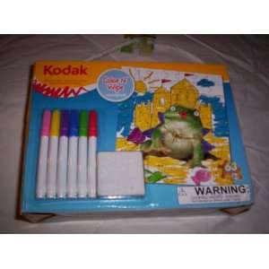  Kodak Color N Wipe Wood Puzzle Sand Castle Prince Toys & Games