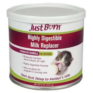  Just Born Milk Replacer for Kittens   6 oz Powder: Pet 
