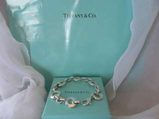 Tiffany & Co. Six (6) Open Heart Link S/Silver Bracelet  