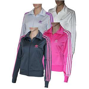 Adidas Firebird TT   Jacke für Damen Frauen Mädchen   weiß pink 