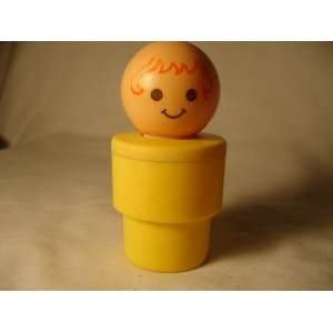  FISHER PRICE YELLOW GIRL W/RED HAIR 