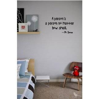   no matter how small Dr. Seuss cute wall quotes sayings art vinyl decal