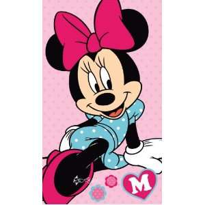  Disney Minnie Mouse Polka Dot Printed Beach Towel: Home 