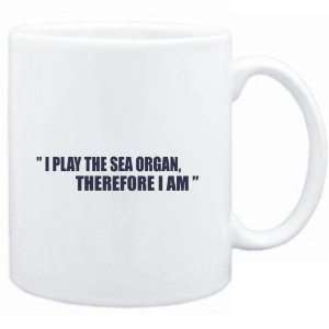  Mug White i play the guitar Sea Organ, therefore I am 