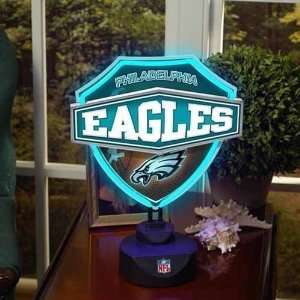  Philadelphia Eagles Neon Shield Table Lamp
