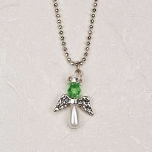   Angel Pendant Necklace Medal Christian Catholic Religious: Jewelry