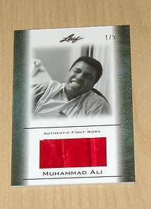 LEAF Razor Boxing Muhammad Ali FIGHT worn swatch PATCH 1/5 FW 12 
